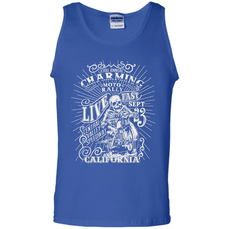 T-Shirts Royal / S Charming Moto Rally Men's Tank Top