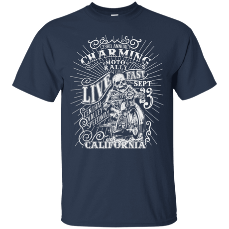 T-Shirts Navy / S Charming Moto Rally T-Shirt