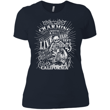 T-Shirts Midnight Navy / X-Small Charming Moto Rally Women's Premium T-Shirt