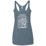T-Shirts Indigo / X-Small Charming Moto Rally Women's Triblend Racerback Tank
