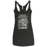 T-Shirts Vintage Black / X-Small Charming Moto Rally Women's Triblend Racerback Tank