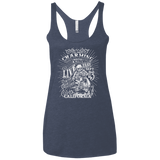T-Shirts Vintage Navy / X-Small Charming Moto Rally Women's Triblend Racerback Tank