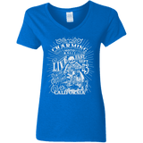 T-Shirts Royal / S Charming Moto Rally Women's V-Neck T-Shirt