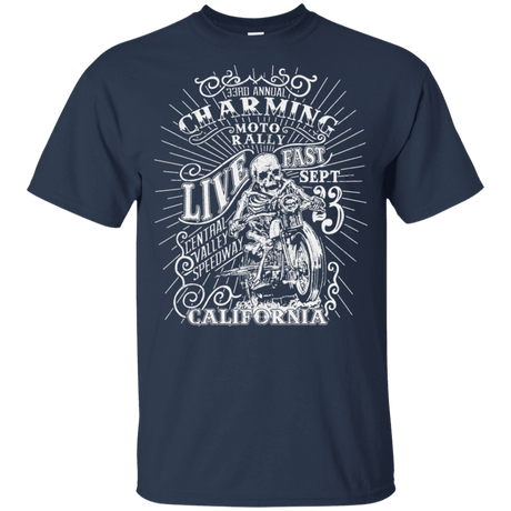 T-Shirts Navy / YXS Charming Moto Rally Youth T-Shirt