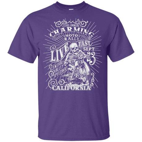 T-Shirts Purple / YXS Charming Moto Rally Youth T-Shirt