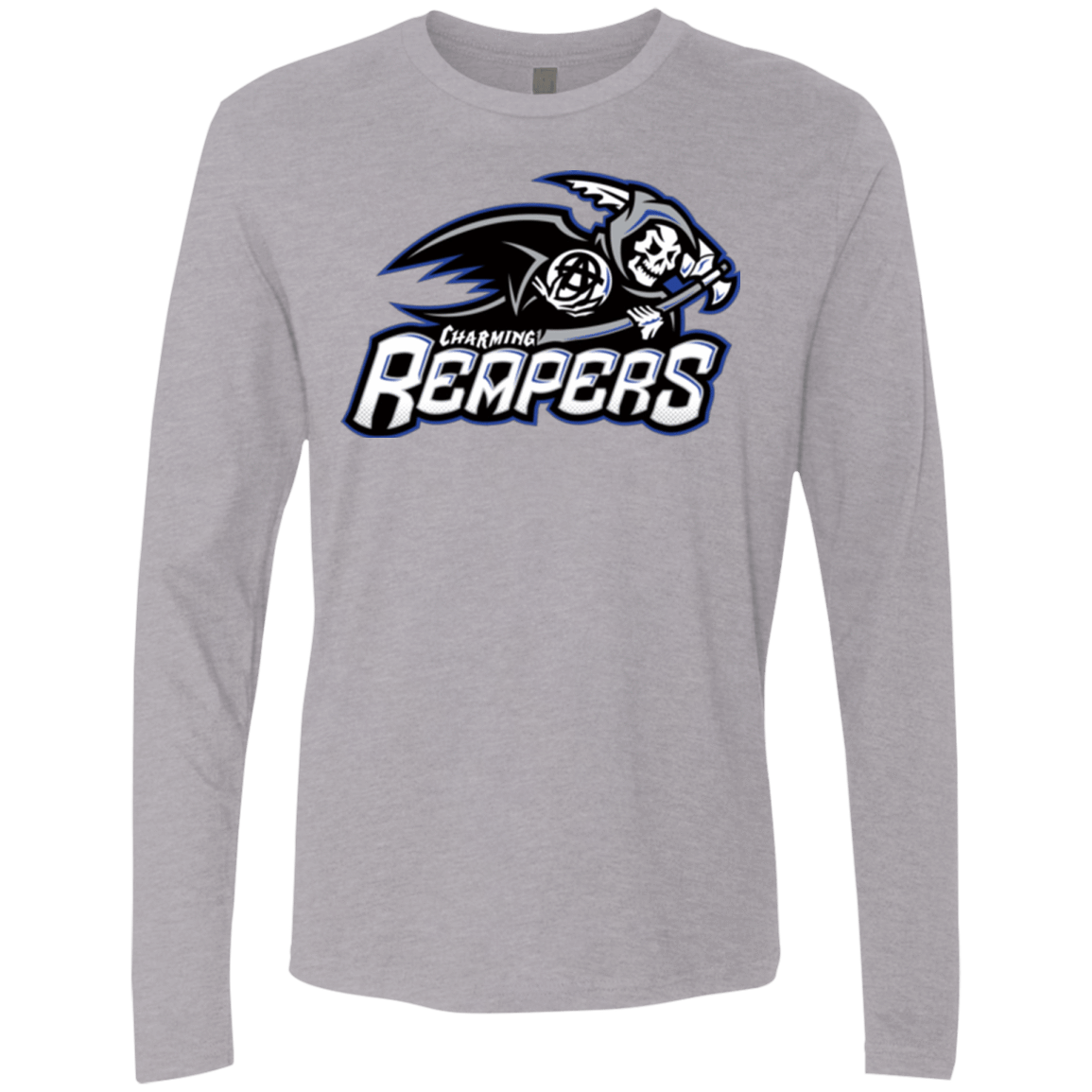 T-Shirts Heather Grey / Small Charming Reapers Men's Premium Long Sleeve