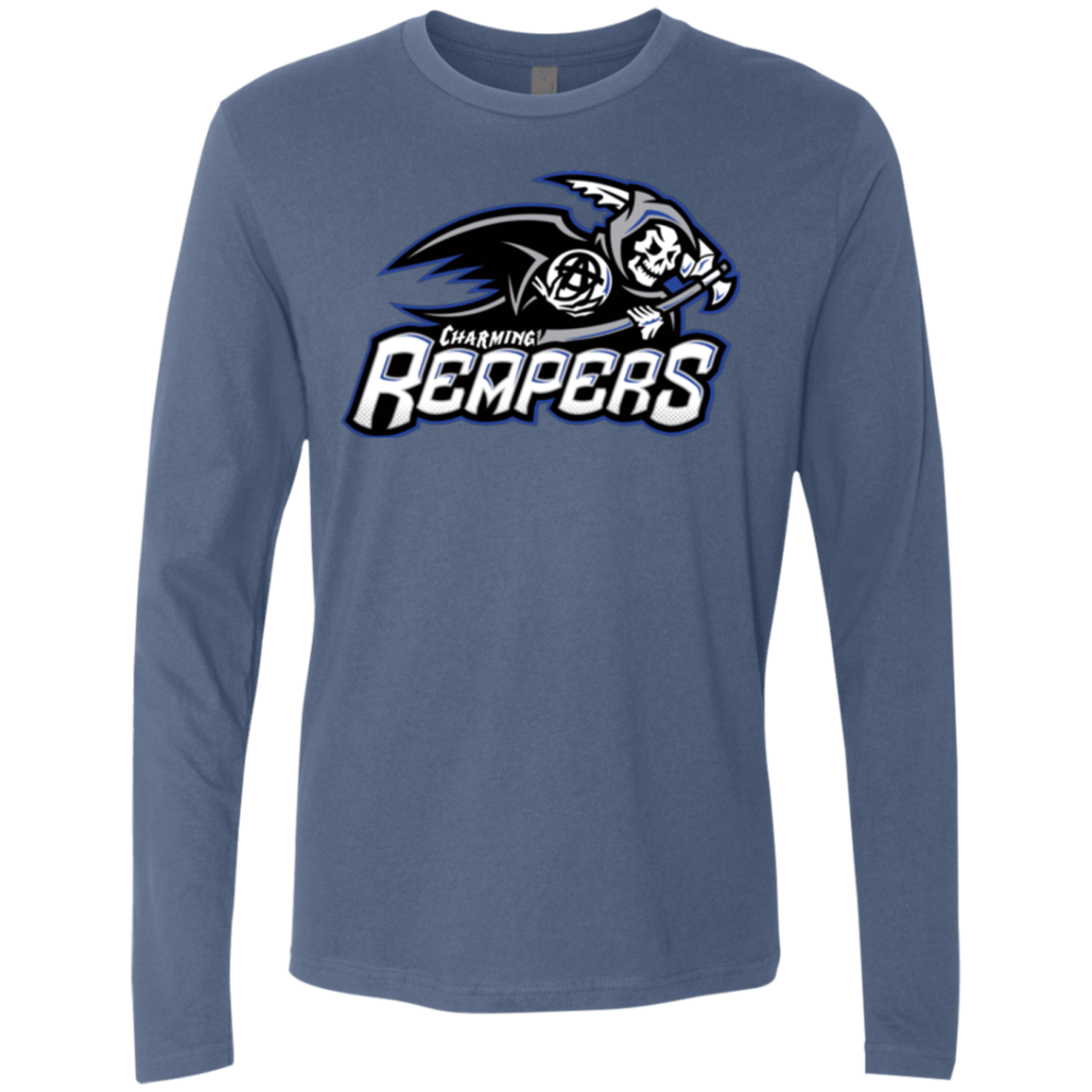 T-Shirts Indigo / Small Charming Reapers Men's Premium Long Sleeve
