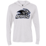 T-Shirts Heather White / X-Small Charming Reapers Triblend Long Sleeve Hoodie Tee