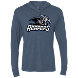 T-Shirts Indigo / X-Small Charming Reapers Triblend Long Sleeve Hoodie Tee