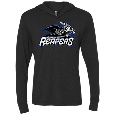 T-Shirts Vintage Black / X-Small Charming Reapers Triblend Long Sleeve Hoodie Tee