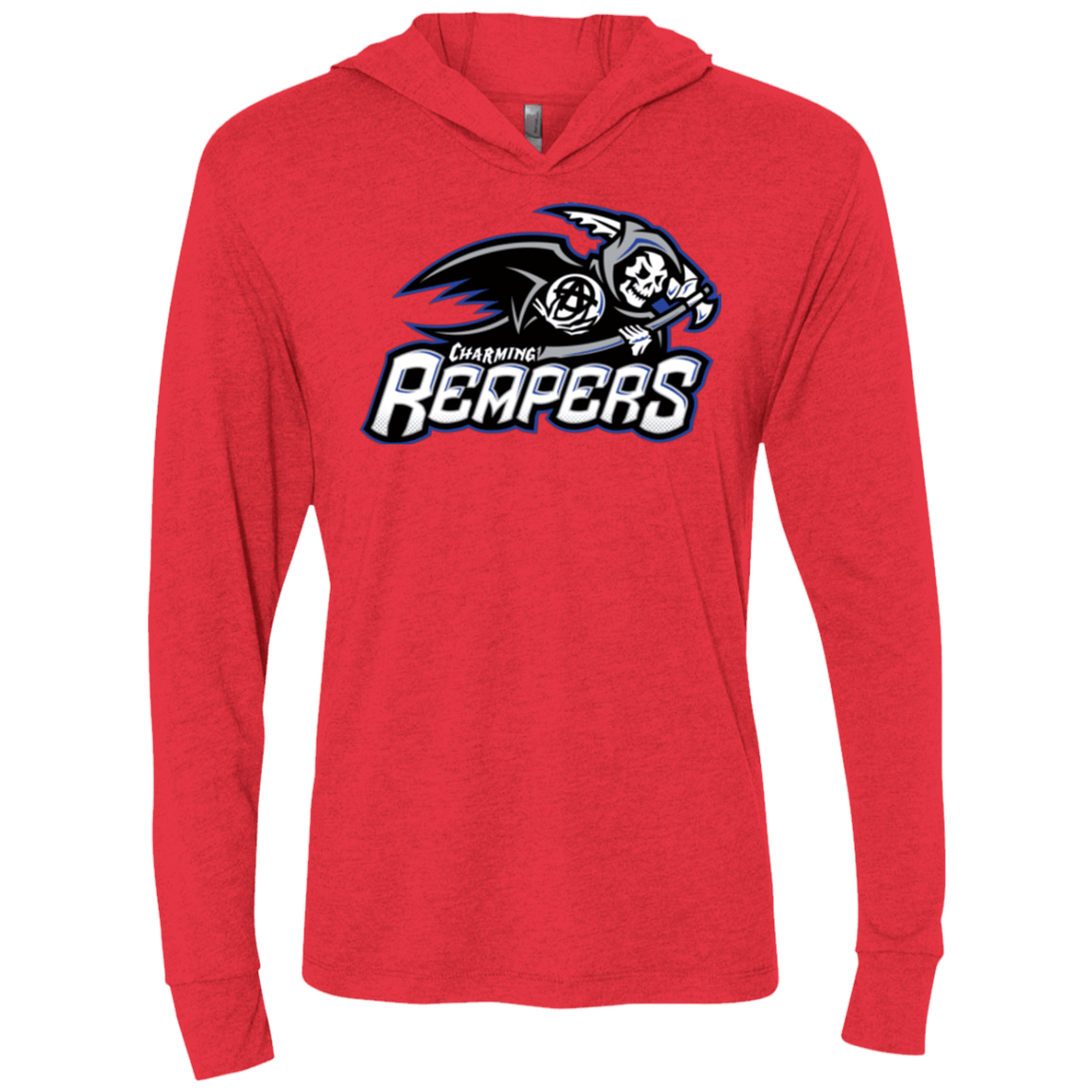 T-Shirts Vintage Red / X-Small Charming Reapers Triblend Long Sleeve Hoodie Tee