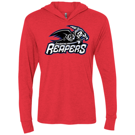 T-Shirts Vintage Red / X-Small Charming Reapers Triblend Long Sleeve Hoodie Tee