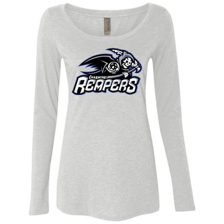 T-Shirts Heather White / Small Charming Reapers Women's Triblend Long Sleeve Shirt
