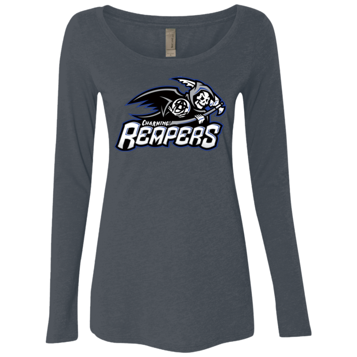 T-Shirts Vintage Navy / Small Charming Reapers Women's Triblend Long Sleeve Shirt