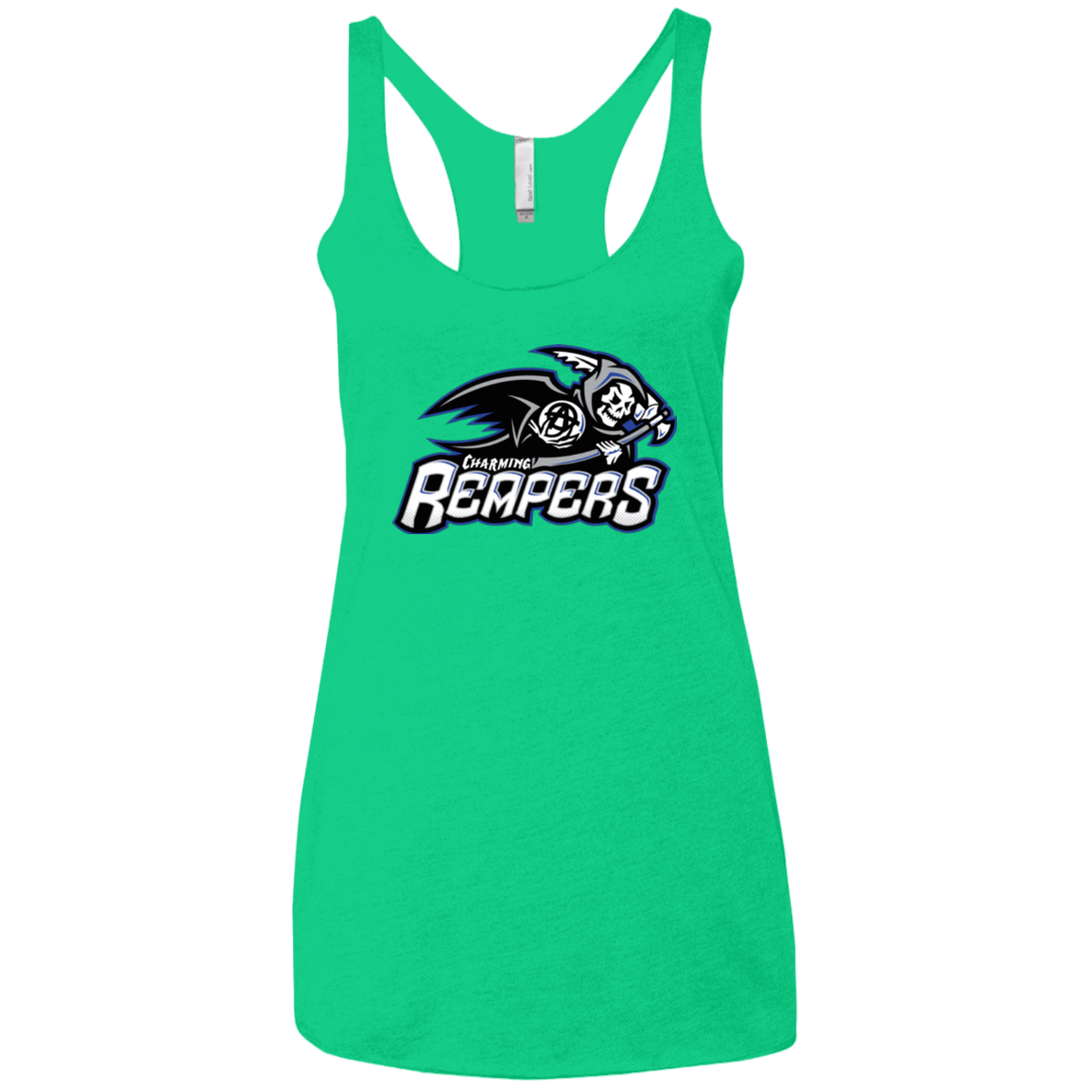 T-Shirts Envy / X-Small Charming Reapers Women's Triblend Racerback Tank