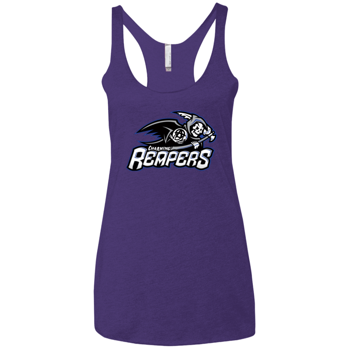 T-Shirts Purple / X-Small Charming Reapers Women's Triblend Racerback Tank