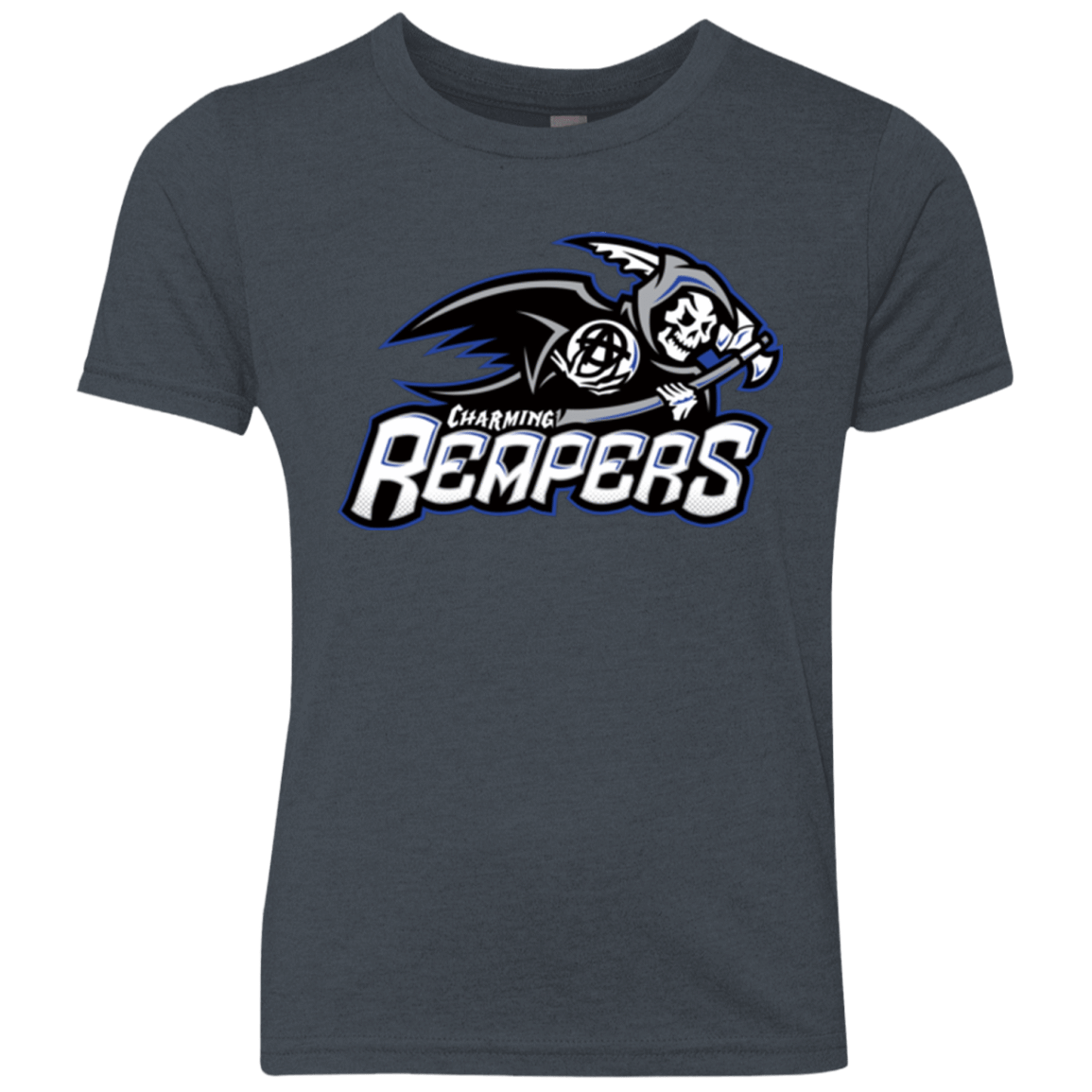 T-Shirts Vintage Navy / YXS Charming Reapers Youth Triblend T-Shirt