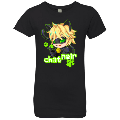 T-Shirts Black / YXS Chat Noir Girls Premium T-Shirt