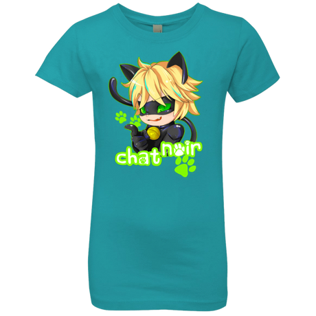 T-Shirts Tahiti Blue / YXS Chat Noir Girls Premium T-Shirt