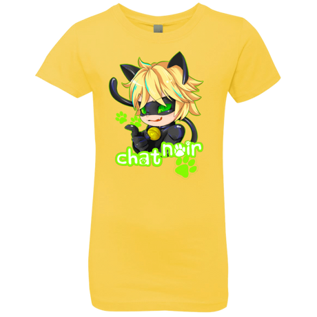 T-Shirts Vibrant Yellow / YXS Chat Noir Girls Premium T-Shirt