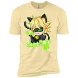 T-Shirts Banana Cream / X-Small Chat Noir Men's Premium T-Shirt