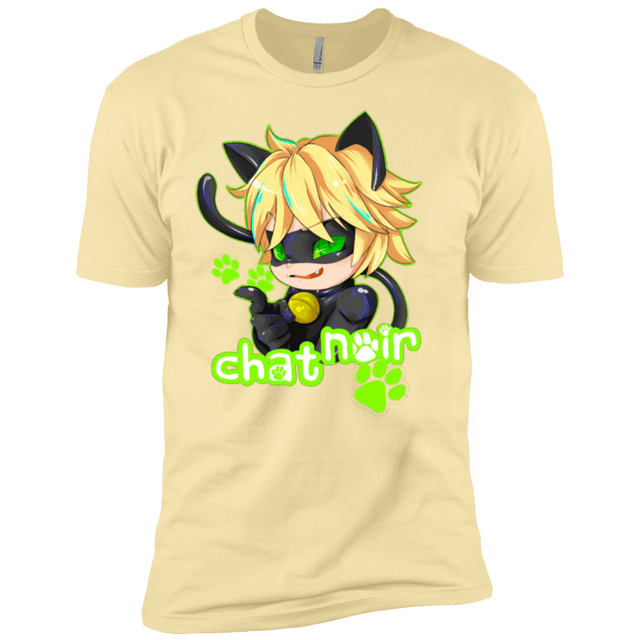 T-Shirts Banana Cream / X-Small Chat Noir Men's Premium T-Shirt