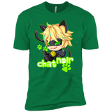 T-Shirts Kelly Green / X-Small Chat Noir Men's Premium T-Shirt