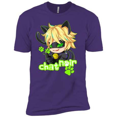 T-Shirts Purple / X-Small Chat Noir Men's Premium T-Shirt