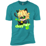 T-Shirts Tahiti Blue / X-Small Chat Noir Men's Premium T-Shirt