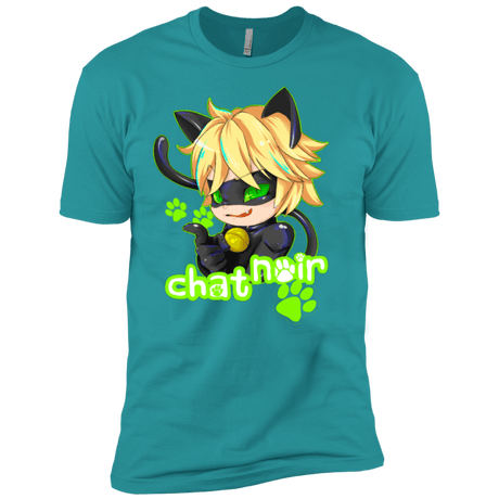 T-Shirts Tahiti Blue / X-Small Chat Noir Men's Premium T-Shirt
