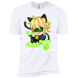 T-Shirts White / X-Small Chat Noir Men's Premium T-Shirt