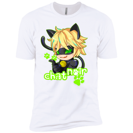 T-Shirts White / X-Small Chat Noir Men's Premium T-Shirt