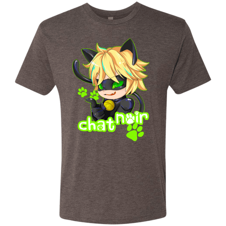 T-Shirts Macchiato / Small Chat Noir Men's Triblend T-Shirt