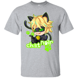 T-Shirts Sport Grey / Small Chat Noir T-Shirt