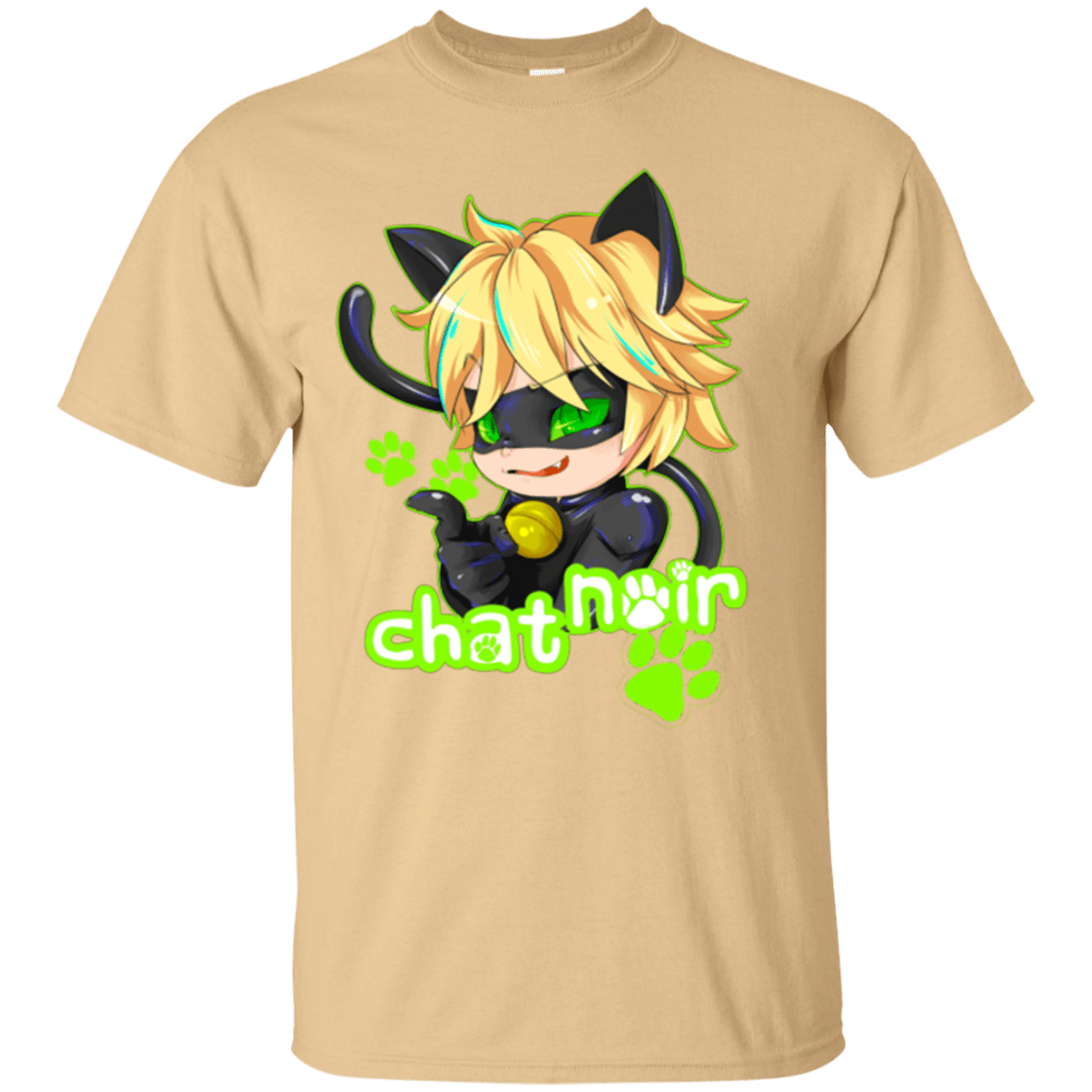 T-Shirts Vegas Gold / Small Chat Noir T-Shirt