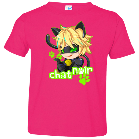 T-Shirts Hot Pink / 2T Chat Noir Toddler Premium T-Shirt