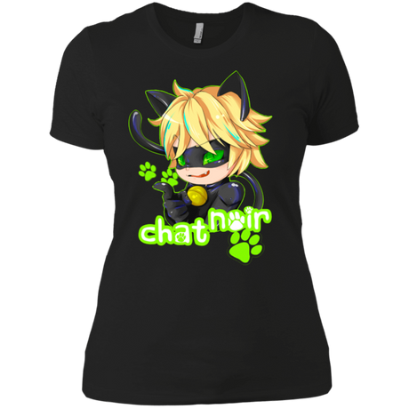 T-Shirts Black / X-Small Chat Noir Women's Premium T-Shirt