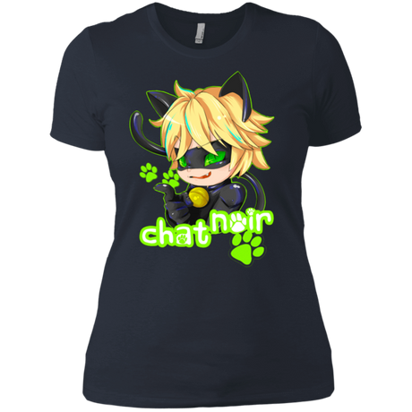 T-Shirts Indigo / X-Small Chat Noir Women's Premium T-Shirt