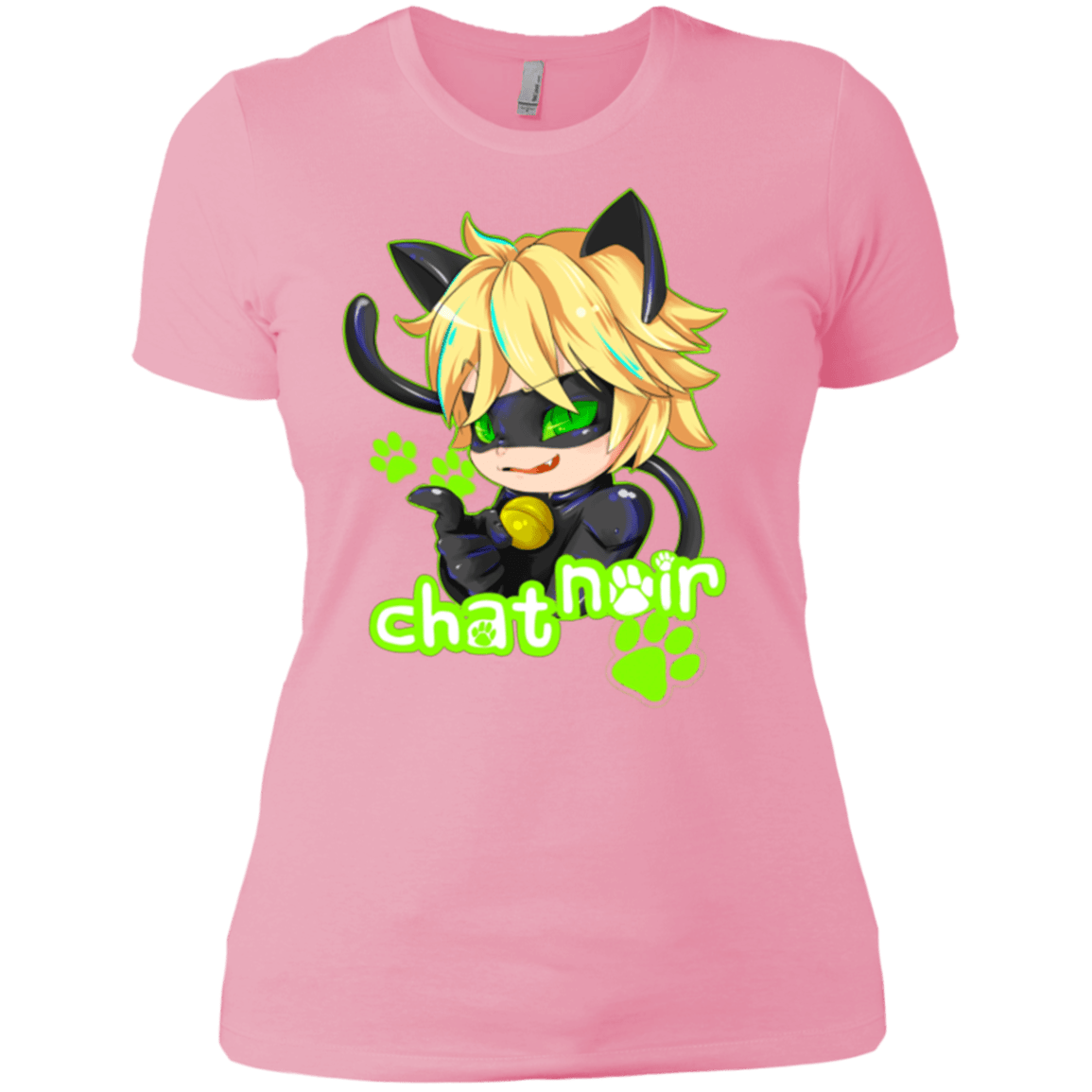 T-Shirts Light Pink / X-Small Chat Noir Women's Premium T-Shirt