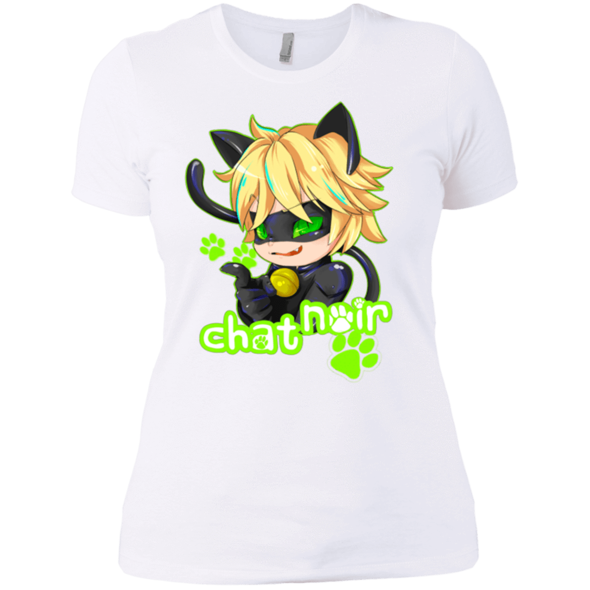T-Shirts White / X-Small Chat Noir Women's Premium T-Shirt