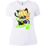 T-Shirts White / X-Small Chat Noir Women's Premium T-Shirt