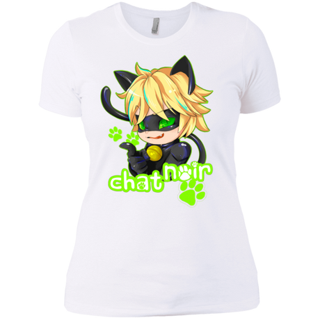 T-Shirts White / X-Small Chat Noir Women's Premium T-Shirt