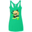T-Shirts Envy / X-Small Chat Noir Women's Triblend Racerback Tank