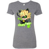 T-Shirts Premium Heather / Small Chat Noir Women's Triblend T-Shirt