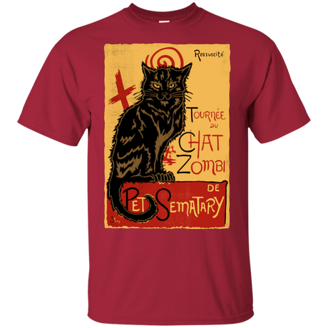 T-Shirts Cardinal / S Chat Zombi T-Shirt