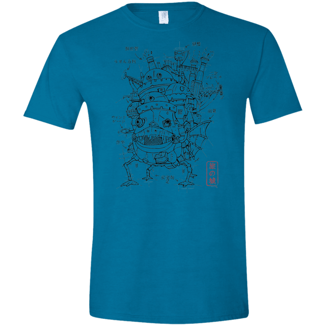 T-Shirts Antique Sapphire / S Chateau Men's Semi-Fitted Softstyle