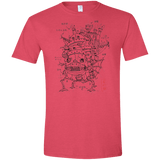 T-Shirts Heather Red / S Chateau Men's Semi-Fitted Softstyle