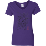 T-Shirts Purple / S Chateau Women's V-Neck T-Shirt