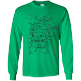 T-Shirts Irish Green / YS Chateau Youth Long Sleeve T-Shirt