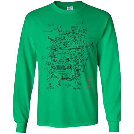 T-Shirts Irish Green / YS Chateau Youth Long Sleeve T-Shirt